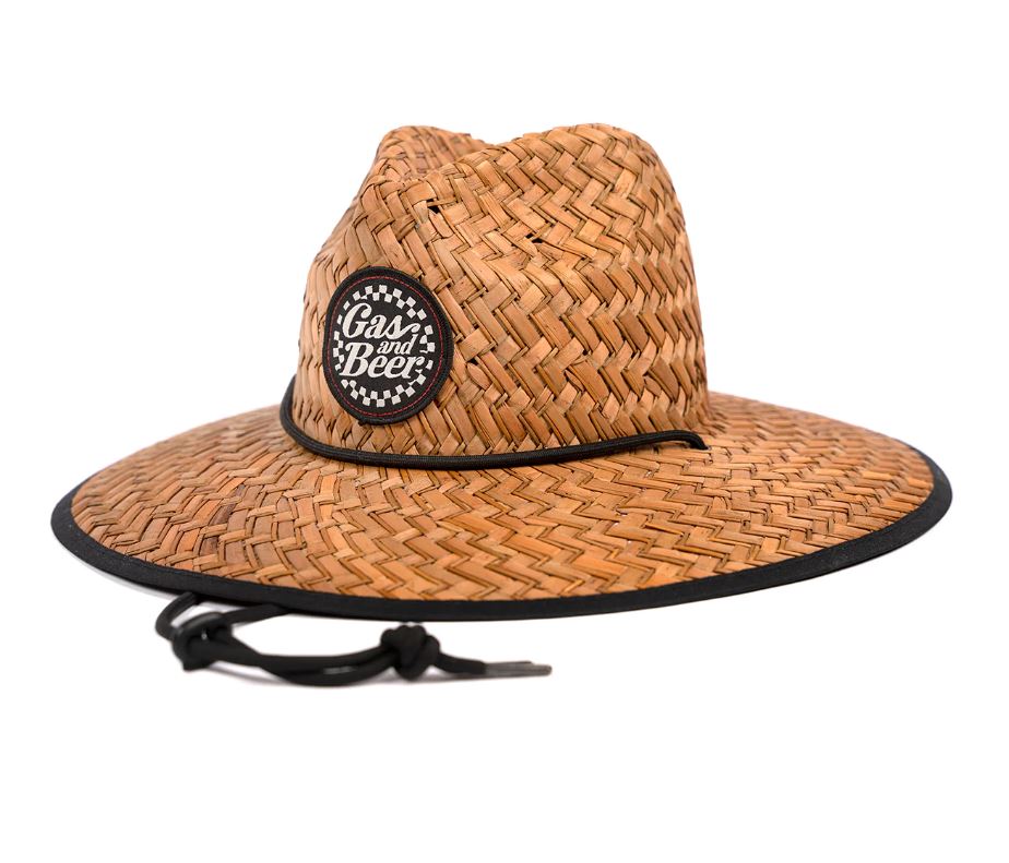 GAS & BEER STRAW HAT