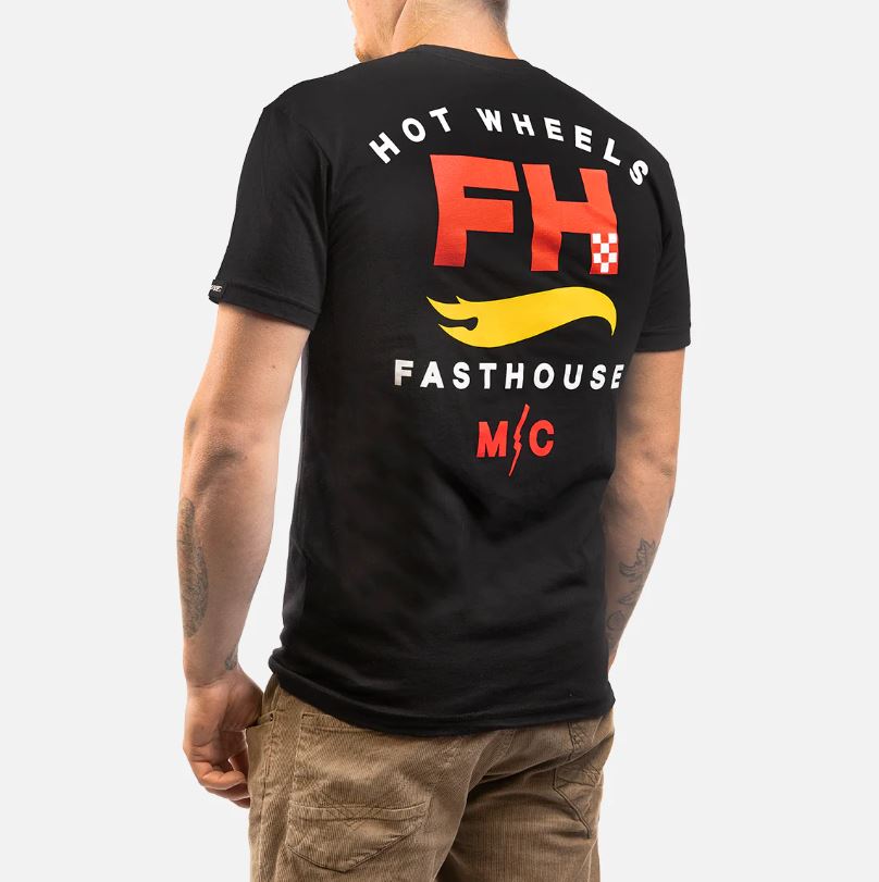 HOT WHEELS ARRAY TEE- BLACK FASTHOUSE