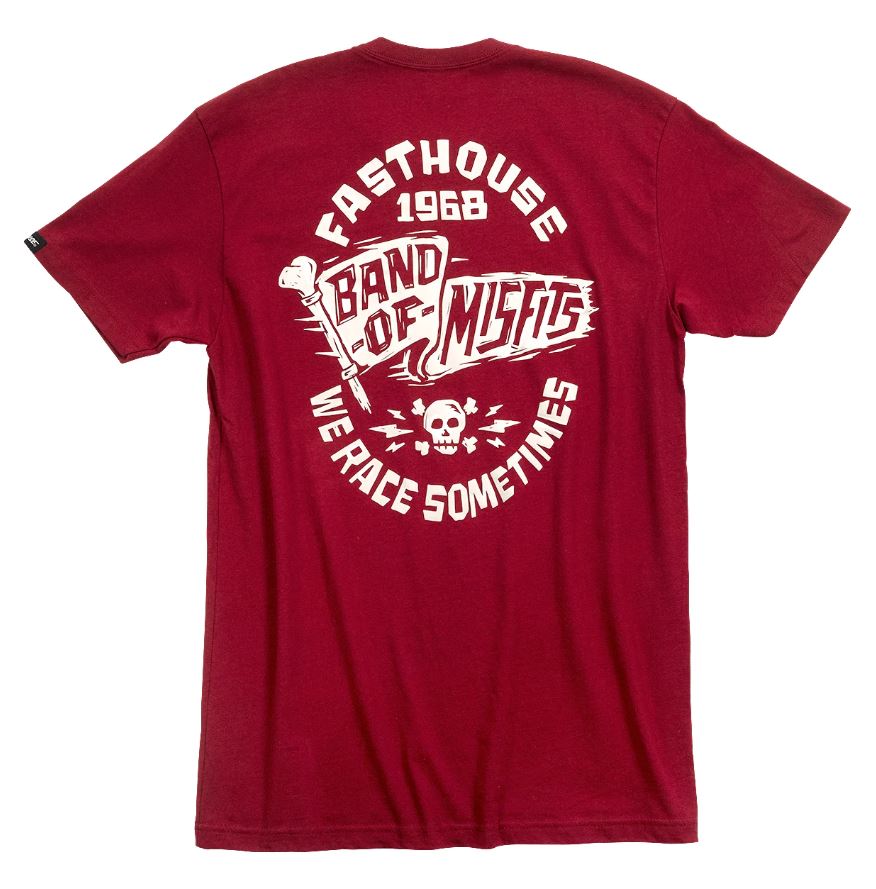 MARAUDER TEE- CARDINAL FASTHOUSE