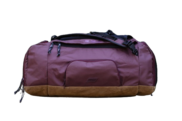 BAJA VENT 70L DUFFEL (WINE/CAMEL)