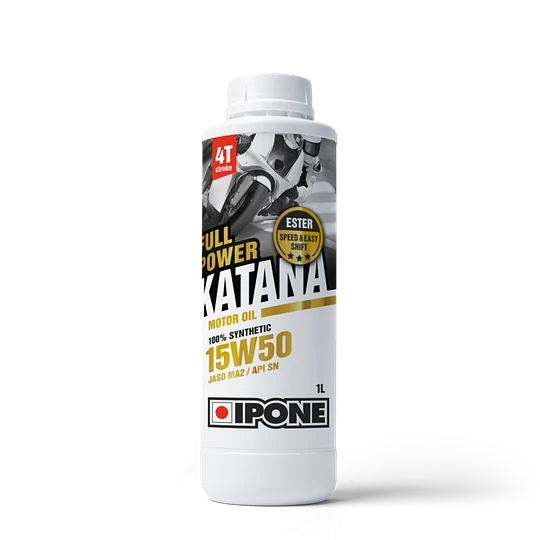 ACEITE PARA MOTOR 4 T IPONE FULL POWER KATANA 15W50 SINTETICO