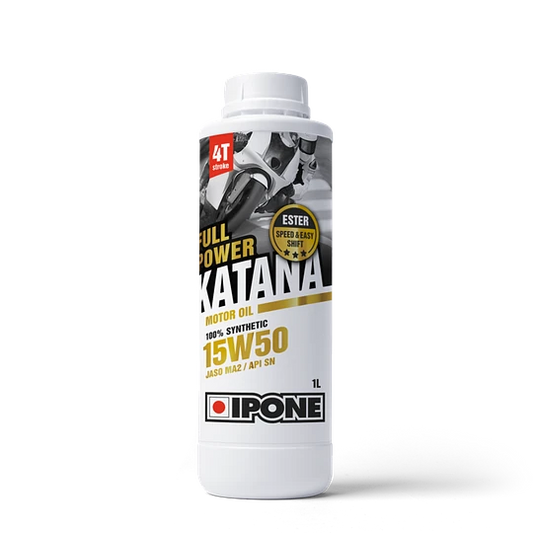 ACEITE PARA MOTOR 4 T IPONE FULL POWER KATANA 15W50 SINTETICO