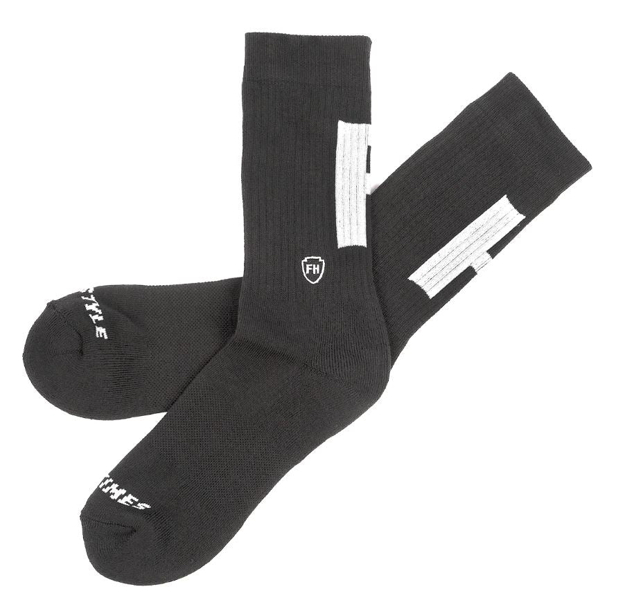 VARSITY PERFORMANCE CREW SOCK - BLACK FASTHOUSE