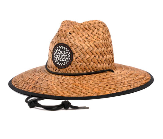 GAS & BEER STRAW HAT