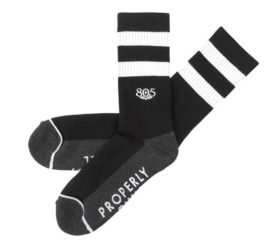 805 PROPER SOCK- BLACK FASTHOUSE