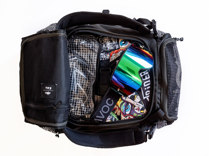 BAJA VENT 40L DUFFEL (BLACK/WATER REPELENT)