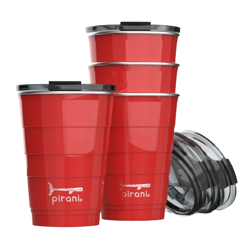 PIRANI STACKABLE TUMBLER 16oz (RED)