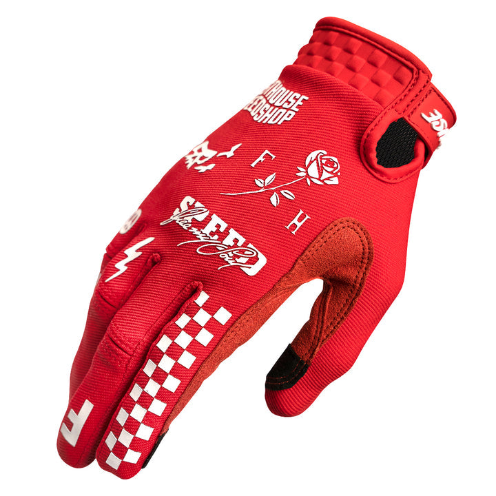 BURN FREE SPEED STYLE GLOVE- RED